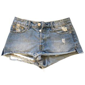BY THE WAY. Denim Shorts with Butt Rip Detailing Size 25 (REVOLVE)
